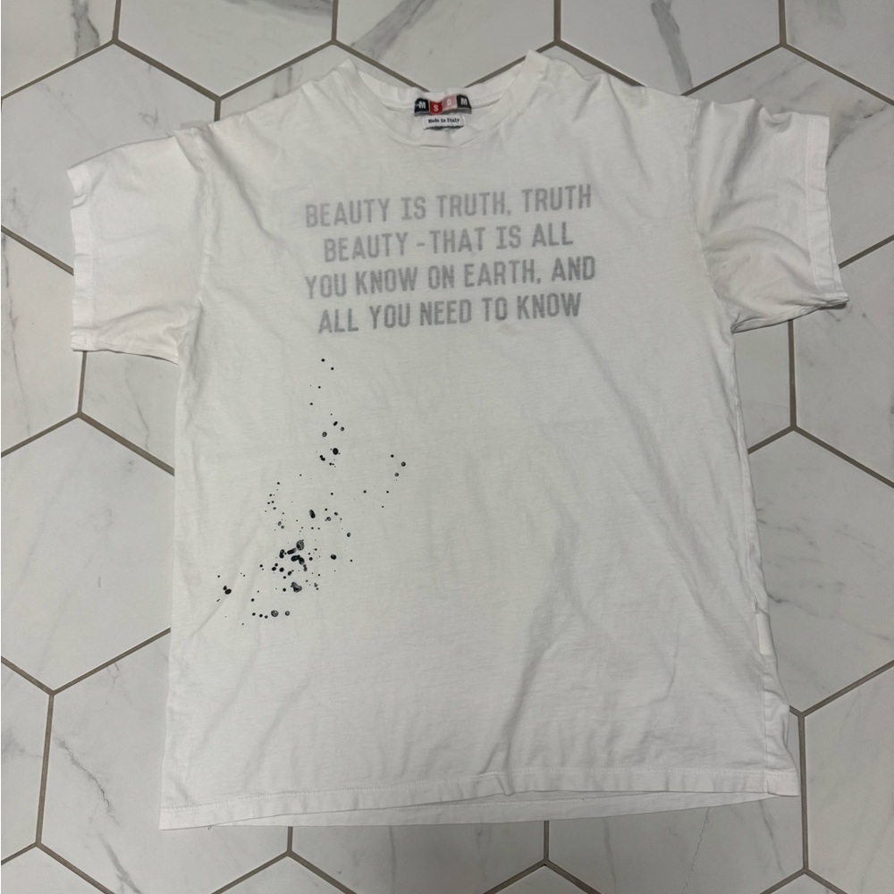 MSGM Beauty and Truth T-Shirt Size‎ Large